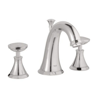 Grohe 20.124.EN0 Kensington Widespread Lavatory Faucet - Infinity Brushed Nickel (Pictured w/Handles  Not Included)