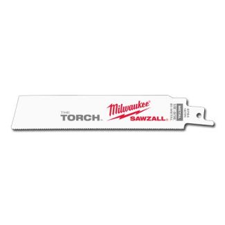 Milwaukee 48-00-5782 Torch Sawzall Blade 14 TPI 6 in. Length (5 Pack)