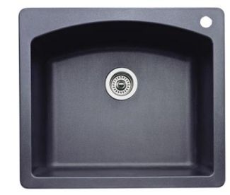 Blanco 440210 Diamond Single Bowl Drop-In Silgranit II Kitchen Sink - Anthracite