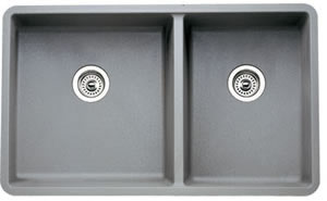 Blanco 441130 Precis 1-3/4 16 in Undermount Kitchen Sink - Metallic Gray