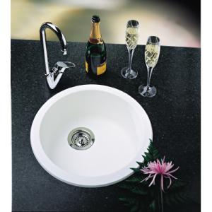 Blanco 511631 Rondo Round Drop-In Silgranit Bar Sink - White