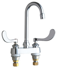 895-317XKCP Chicago Faucets Commercial Lavatory Ceterset Faucet - Chrome