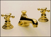 920-01 Newport Brass Widespread Lavatory Faucet PVD Polished Brass