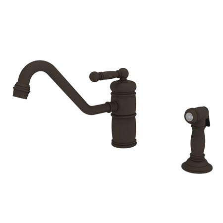 Newport Brass 941-10B Nadya Single Handle Kitchen Faucet with Side Spray - Oil Rubbed Bronze