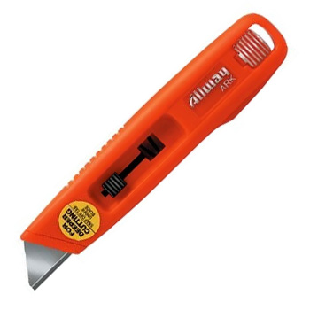 Allway ARK-B7 Uncarded Self Retracting Safety Knife with 6 Blades