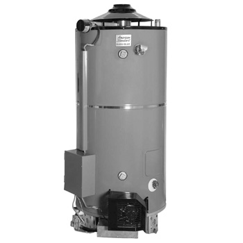 American Standard ULN 80-399 80 Gallon 399000 BTU Ultra-Low NOx Heavy Duty Commercial Gas Water Heater