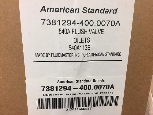 American Standard 7381294-400.0070A Flapper Assembly and Flush Valve