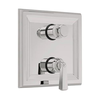 American Standard T555.740.295 Town Square Two Handle Thermostat Valve Trim Kit - Satin Nickel (Pictured in Polished Chrome)