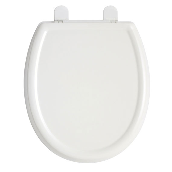 American Standard 5345.110.020 Cadet 3 Round Front Slow Close Toilet Seat with EverClean Surface - White