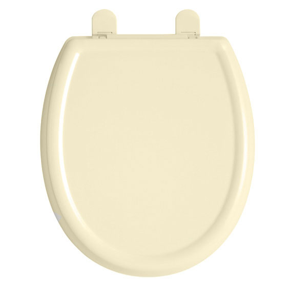 American Standard 5345.110.021 Cadet 3 Round Front Slow Close Toilet Seat with EverClean Surface - Bone