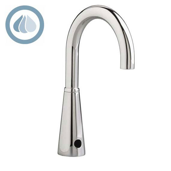 American Standard 6055.163.002 Selectronic Electronic Proximity Lavatory Faucet w/Gooseneck Spout - Chrome
