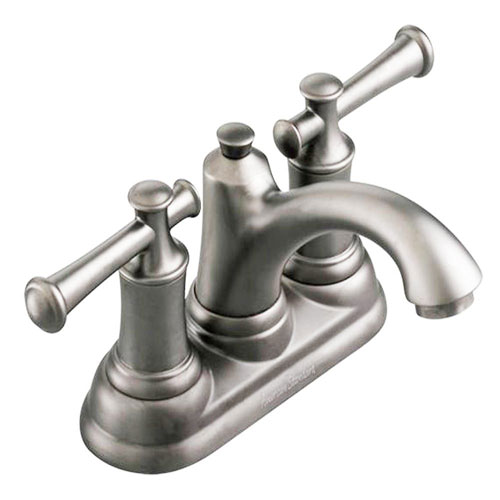 American Standard 7415.201.295 Portsmouth Centerset Lavatory Faucet with Lever Handles - Satin Nickel