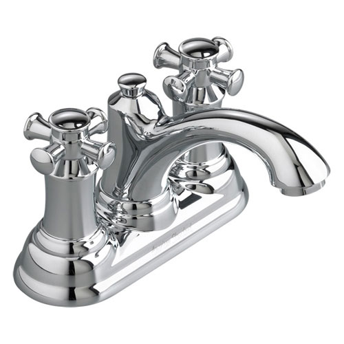 American Standard 7415.221.002 Portsmouth Centerset Lavatory Faucet with Cross Handles - Chrome