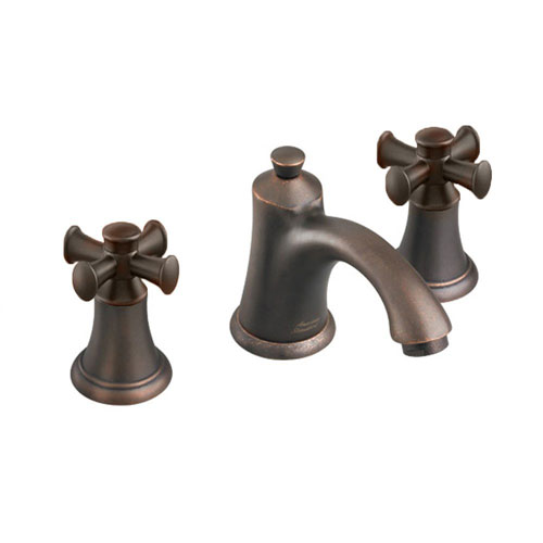 American Standard 7415.821.224 Portsmouth Widespread Lavatory Faucet with Cross Handles - Oil Rubbed Bronze