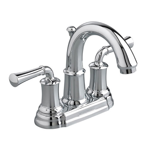 American Standard 7420.201.002 Portsmouth Centerset Lavatory Faucet with Lever Handles - Chrome