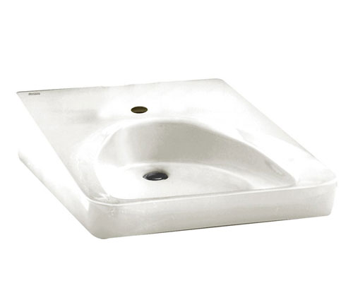 American Standard 9140.047.020 Wheelchair Users Bathroom Sink - White