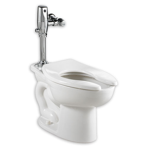 American Standard 2234.528.020 Madera 1.28 gpf EverClean Toilet with Selectronic Battery Flush Valve System - White