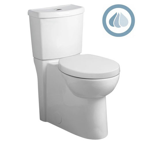 American Standard 2794.204.020 Studio Concealed Trapway Dual Flush Toilet Right Height Elongated - White