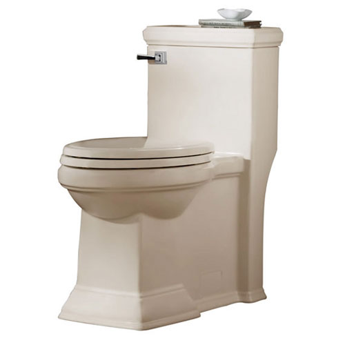 American Standard 2847.128.222 Town Square FloWise Right Height Elongated One Piece Toilet - Linen
