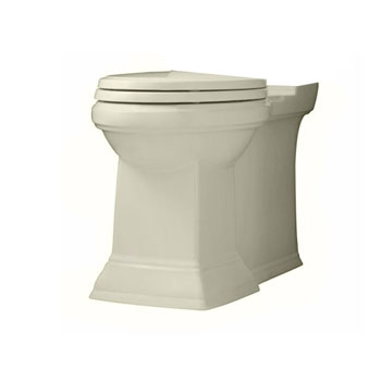 American Standard 3071.000.222 Town Square Right Height Elongated Bowl with 2 Bolt Covers - Linen