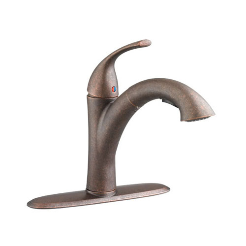 American Standard 4433.100.224 Quince Single Control Pull Out Kitchen Faucet - Oil Rubbed Bronze