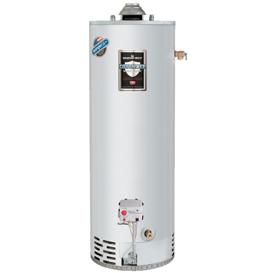 Bradford White RG240T6X 40 Gallon Residential Propane Gas Atmospheric Vent Water Heater