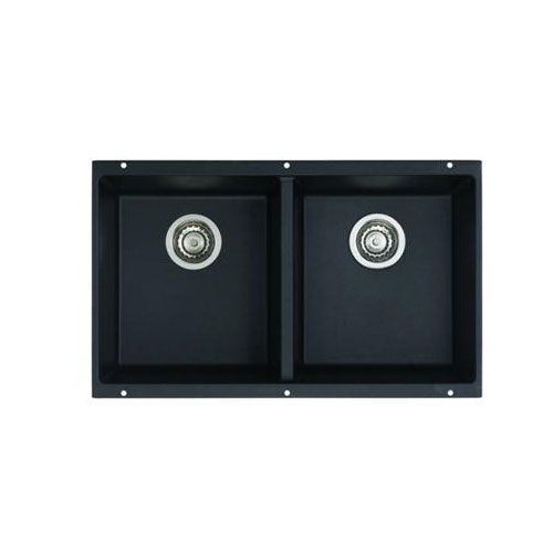 Blanco 516322 Precis 16 in Equal Double Bowl Kitchen Sinks Undermount - Anthracite