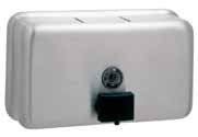 Bobrick B-2112 ClassicSeries Surface Mounted Soap Dispenser - Satin
