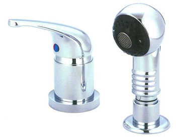 Central Brass 1130 Single Lever Shampoo Faucet - Chrome