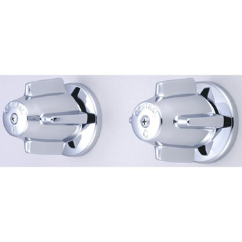 Central Brass 6056 Bath Valve Only Two-Valve/ 6-Inch Centers - Chrome