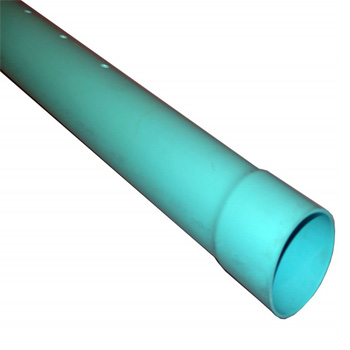 Plastic Services & Products 4-in x 10-ft Perforated PVC Sewer Drain Pipe