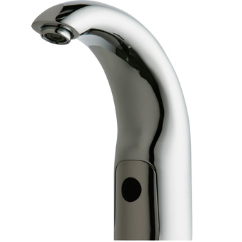 Chicago Faucets 116.112.AB.1 HyTronic Contemporary Sink Faucet with Dual Beam Infrared Sensor - Chrome