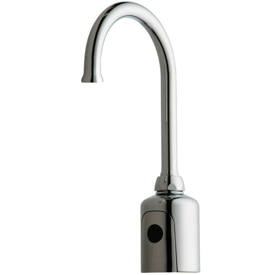 Chicago Faucets 116.431.AB.1 HyTronic Gooseneck Sink Faucet with Dual Beam Infrared Sensor - Chrome