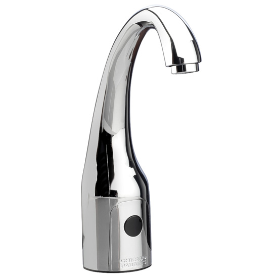 Chicago Faucets 116.867.AB.1 HyTronic Curve Sink Faucet with Dual Beam Infrared Sensor - Chrome