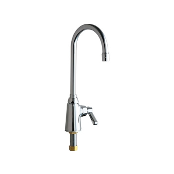Chicago Faucets 350-E35ABCP Single Supply Sink Faucet - Chrome