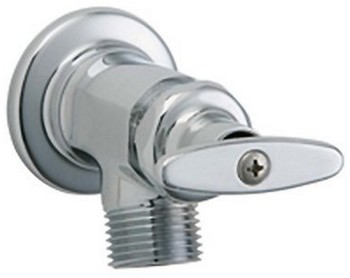 Chicago Faucets 387-CP Single Hole Wall Mounted Inside Sill Fitting - Chrome