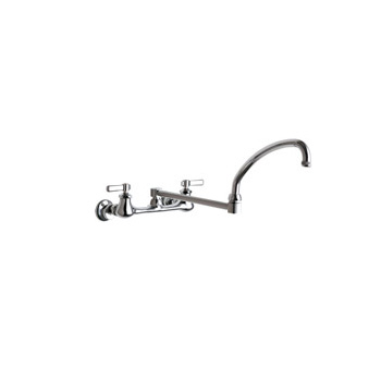 Chicago Faucets 540-LDDJ21ABCP Hot and Cold Water Sink Faucet - Chrome