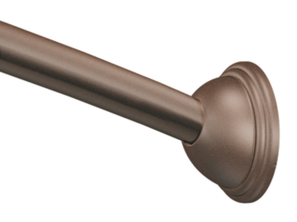 Moen CSR2160OWB Creative Specialties Adjustable Length Curved Shower Rod - Old World Bronze