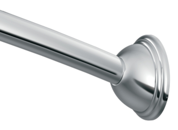 Moen DN2160CH Creative Specialties Adjustable-Length Curved Shower Rod - Chrome