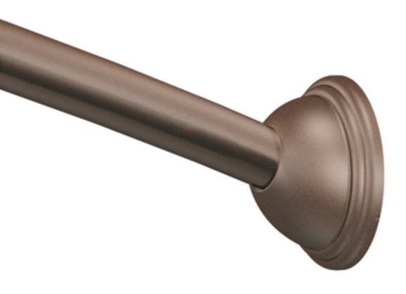 Moen DN2160OWB Creative Specialties Adjustable-Length Curved Shower Rod - Old World Bronze