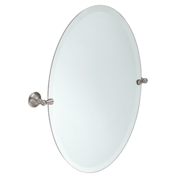 Moen DN6892BN Creative Specialties Sage Oval Tilting Mirror - Brushed Nickel