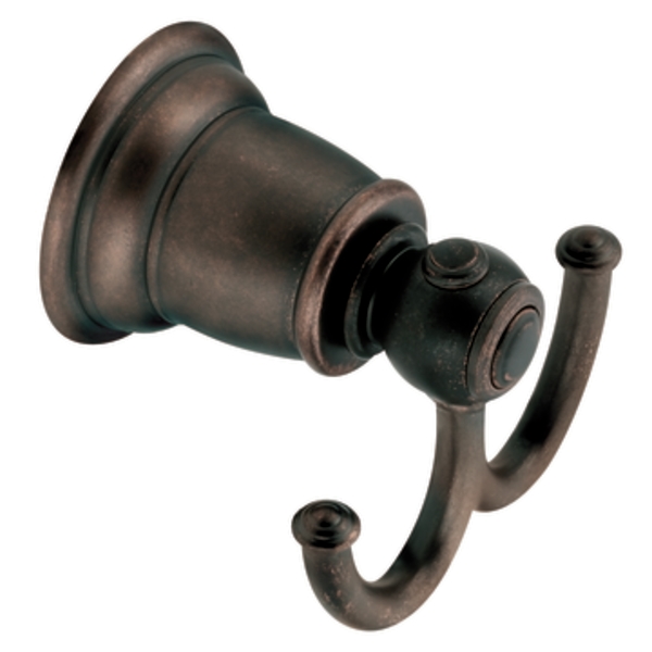 Moen YB5403ORB Creative Specialties Kingsley Double Robe Hook - Oil Rubbed Bronze