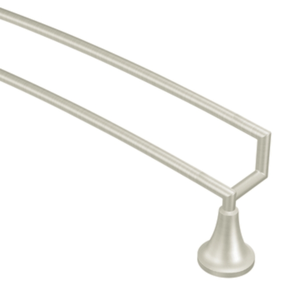 Moen YB5822BN Creative Specialties Icon Double Towl Bar - Brushed Nickel
