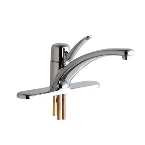 Chicago Faucets 2300-8ABCP Single Lever Hot and Cold Water Mixing Sink Faucet - Chrome