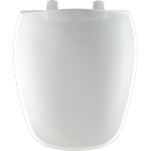 Bemis 1240200.000 Eljer Regular Closed Front Toilet Seat with Cover - White