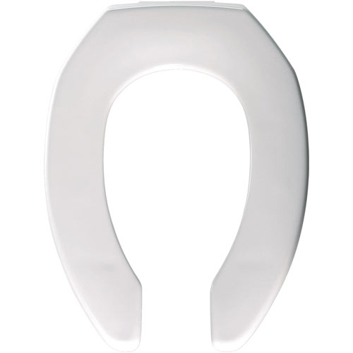Church Seats 295CT Elongated Open Front less Cover Toilet Seat 000 - White