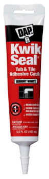 DAP 18001 Kwikseal Tub & Tile Caulk - White