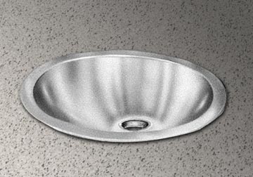 Elkay LLVR1310 Asana (Lustertone) Self-Rim Single Bowl Oval Lavatory Sink Stainless Steel