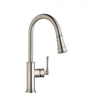 Elkay LKEC2031LS Explore Pullout Spray Single Handle Kitchen Faucet - Lustrous Steel