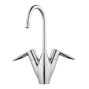 Everpure EV9008-20 Contemporary Series Helia(TM) Dual Temperature Drinking Water Faucet Polished Stainless Steel